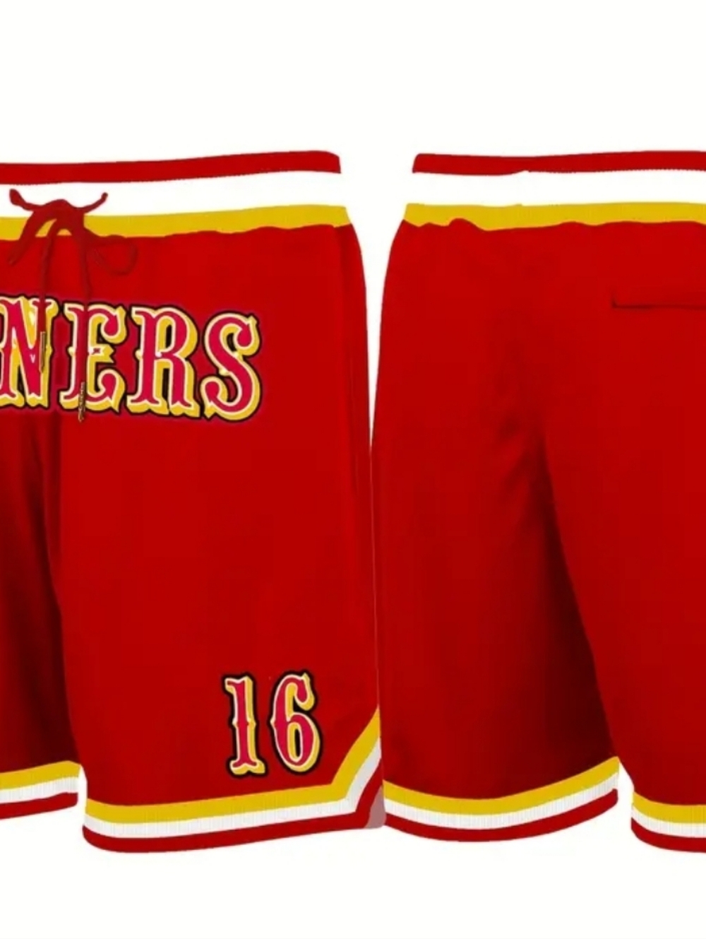 49ers Red and Gold Men's Athletic Shorts GREAT CHRISTMAS GIFT